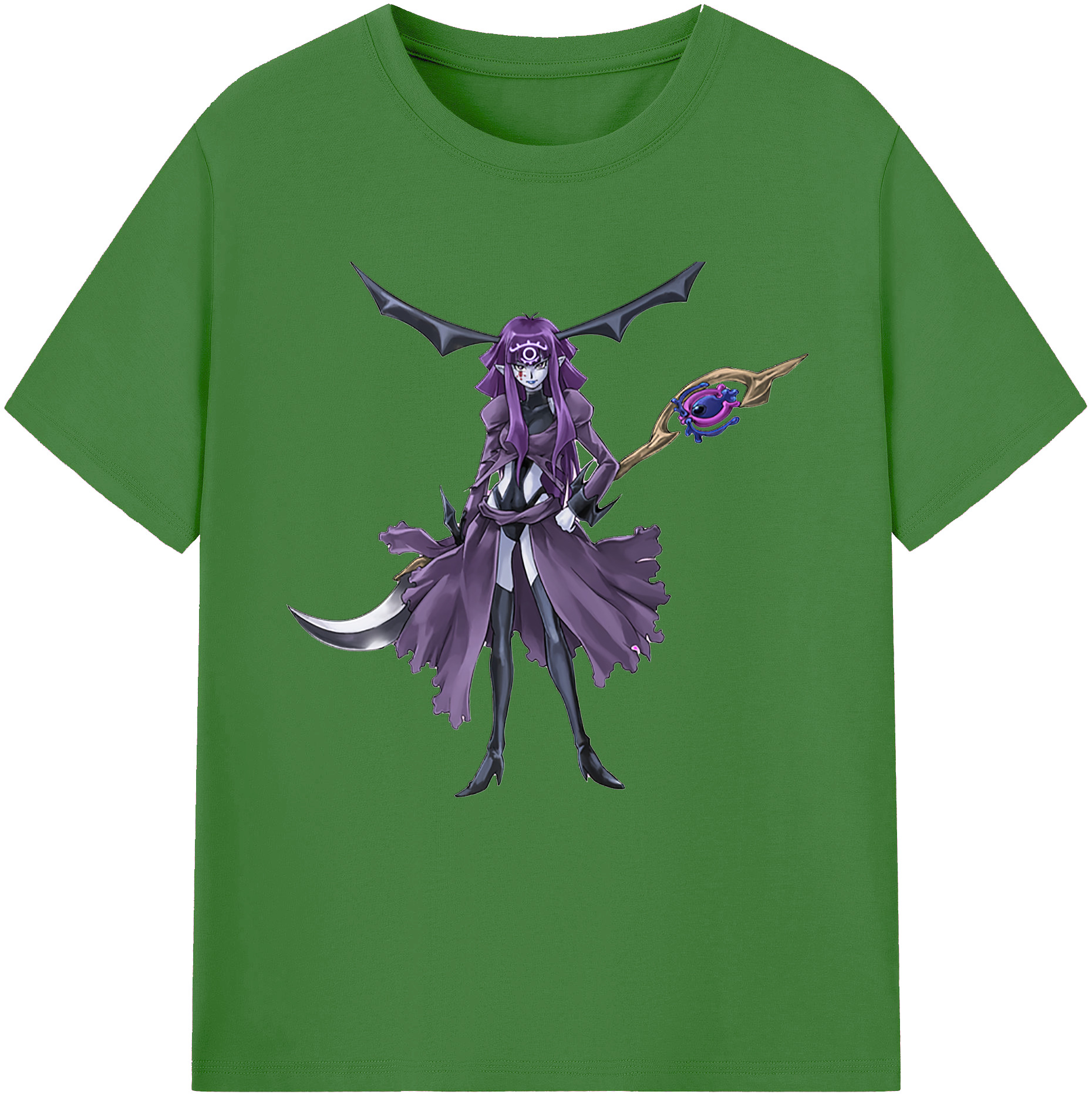 （画像用） 遊☆戯☆王 Yu-Gi-Oh! レディースカジュアルプリントTシャツ（綿100％）